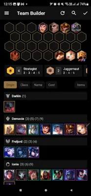 Builds for TFT - LoLChess android App screenshot 4